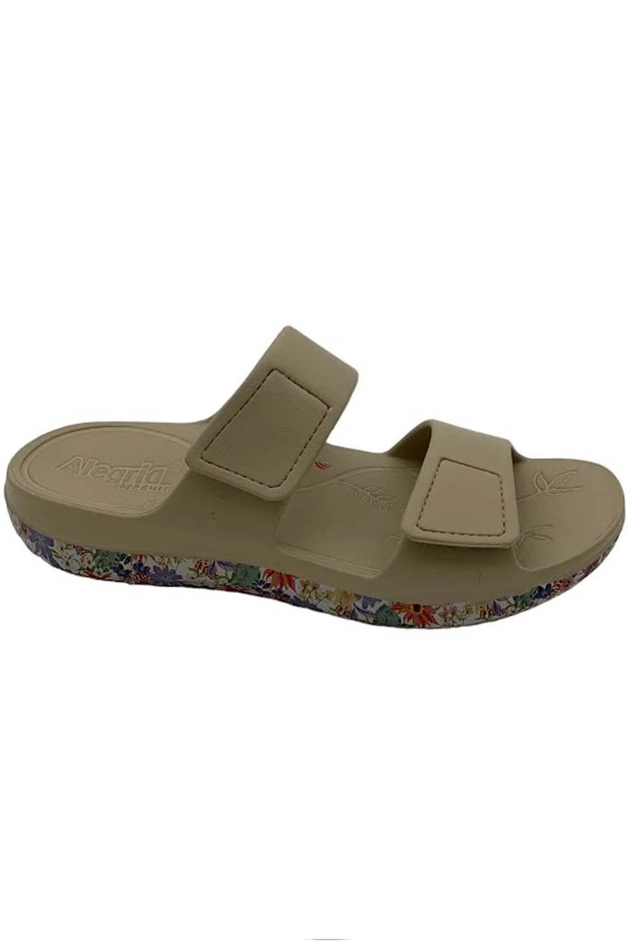 Alegria Printed Slide Sandals Orbyt Miami Beach - Medium
